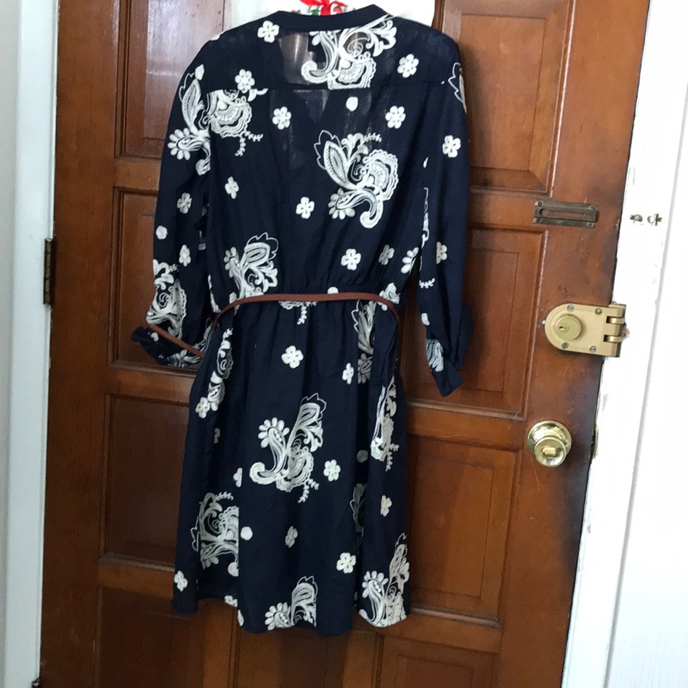 Navy Fall dress - Picture 6 of 7